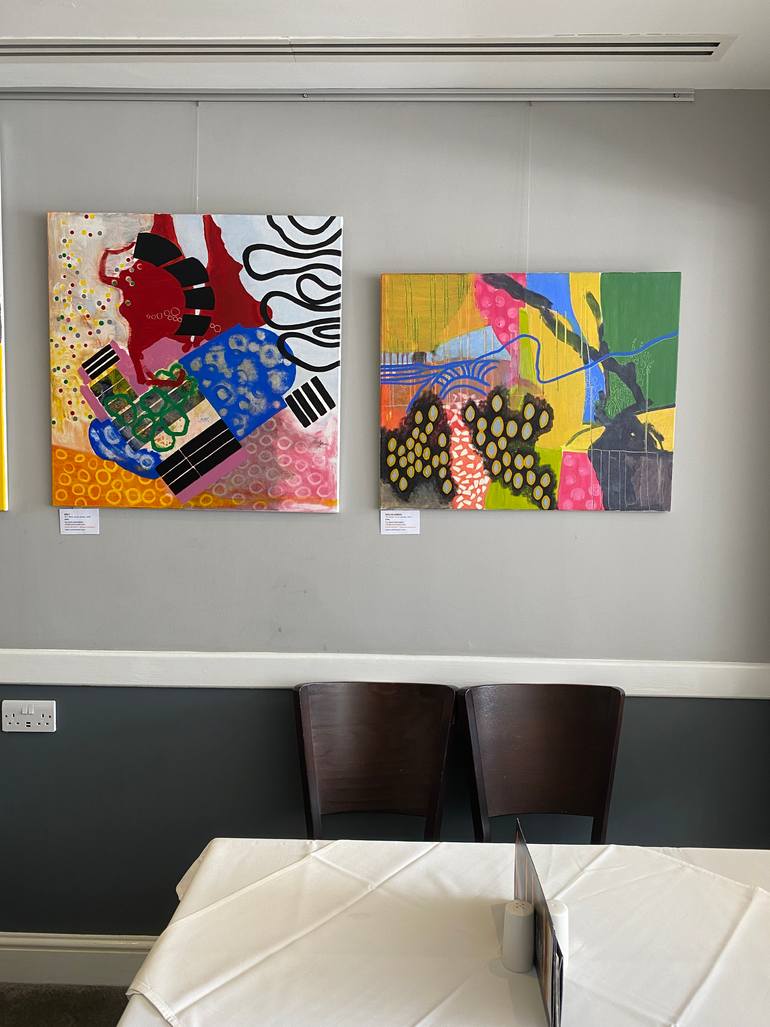 Original Abstract Painting by Sue Mcqueen