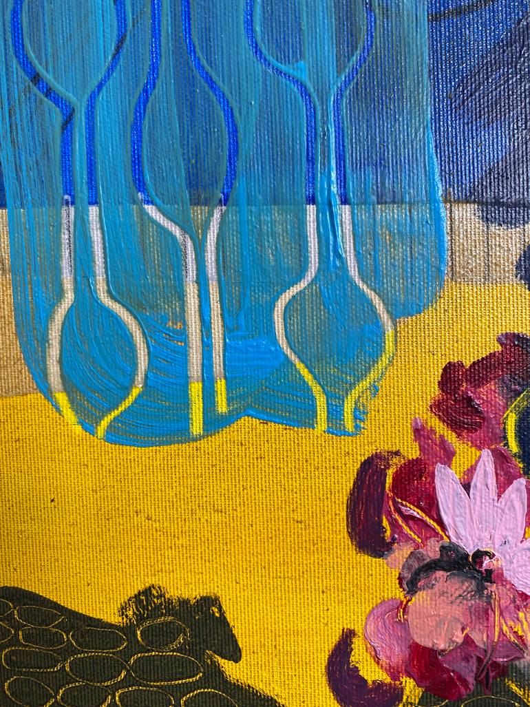 Original Abstract Painting by Sue Mcqueen