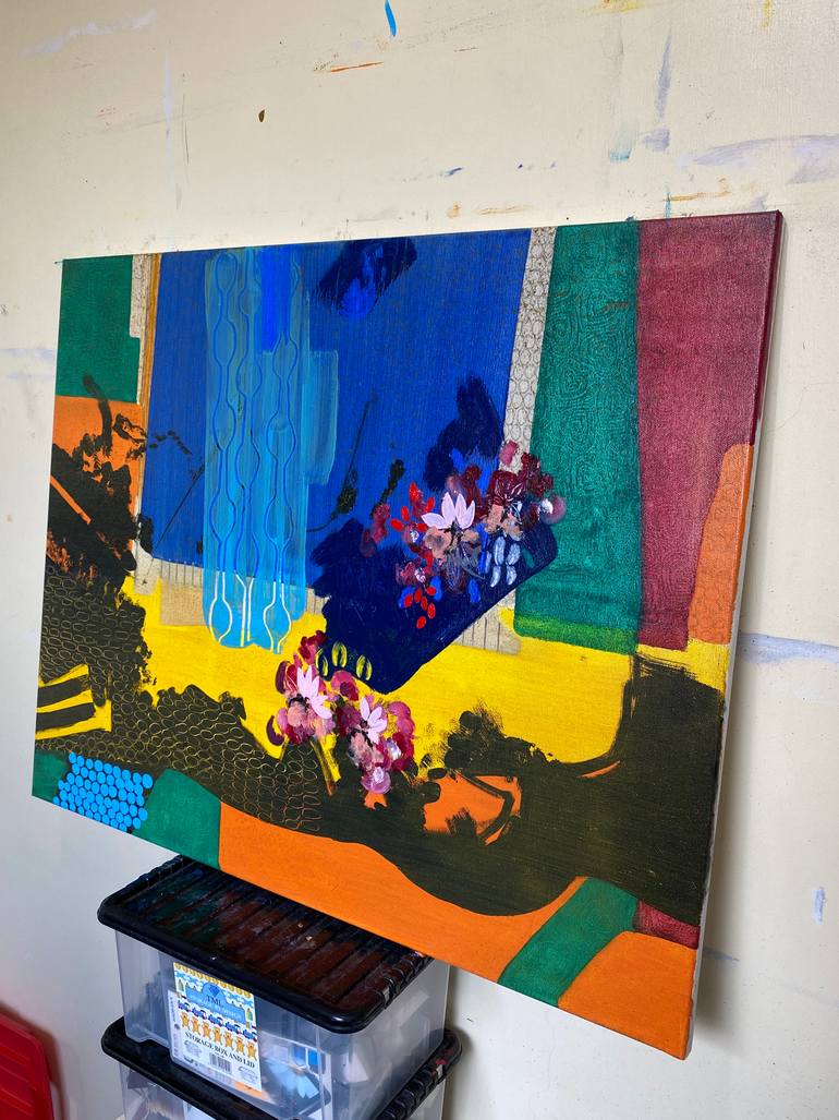 Original Abstract Painting by Sue Mcqueen