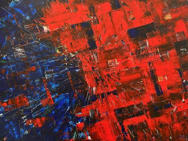 Original Abstract Expressionism Abstract Paintings by Olivier Sanguy