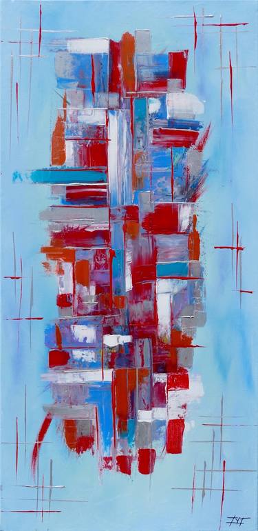 Original Abstract Expressionism Abstract Paintings by Olivier Sanguy
