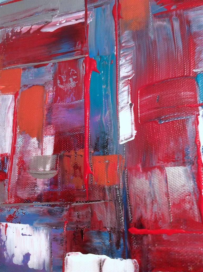 Original Abstract Expressionism Abstract Painting by Olivier Sanguy