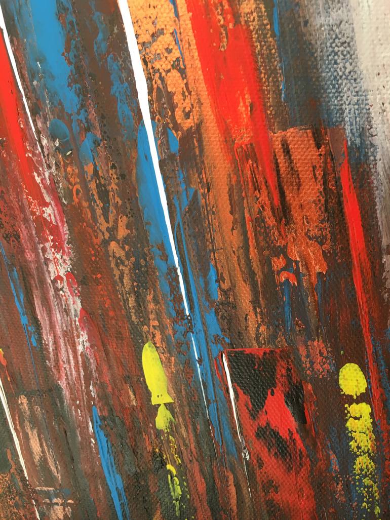 Original Abstract Expressionism Abstract Painting by Olivier Sanguy