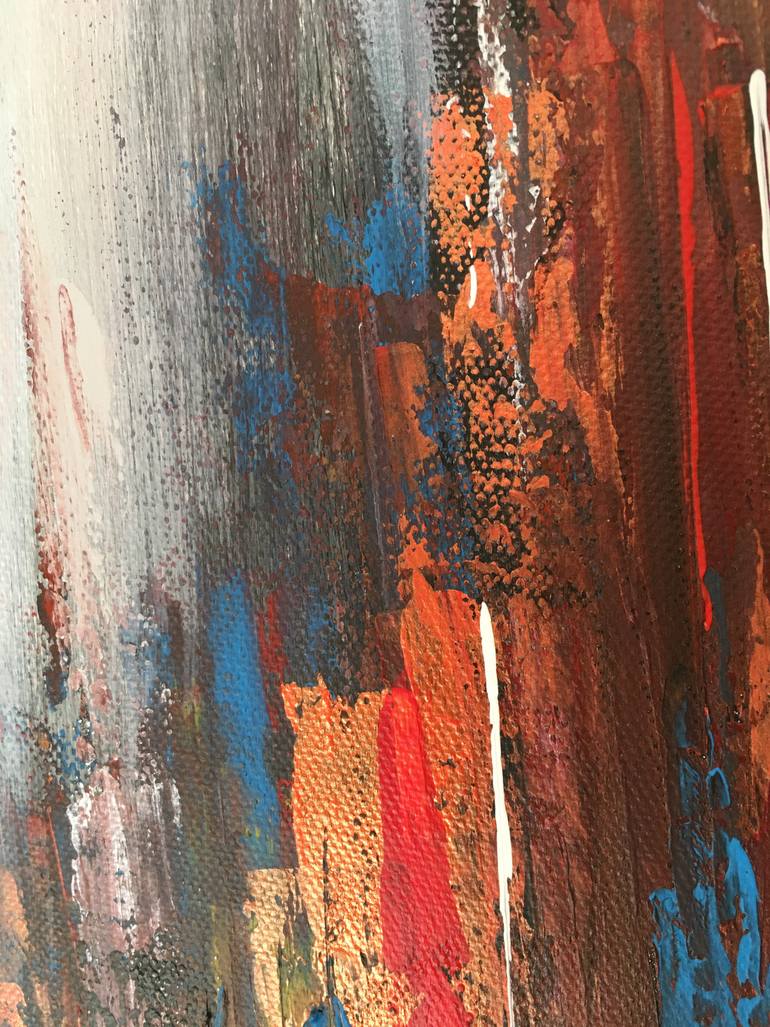 Original Abstract Expressionism Abstract Painting by Olivier Sanguy