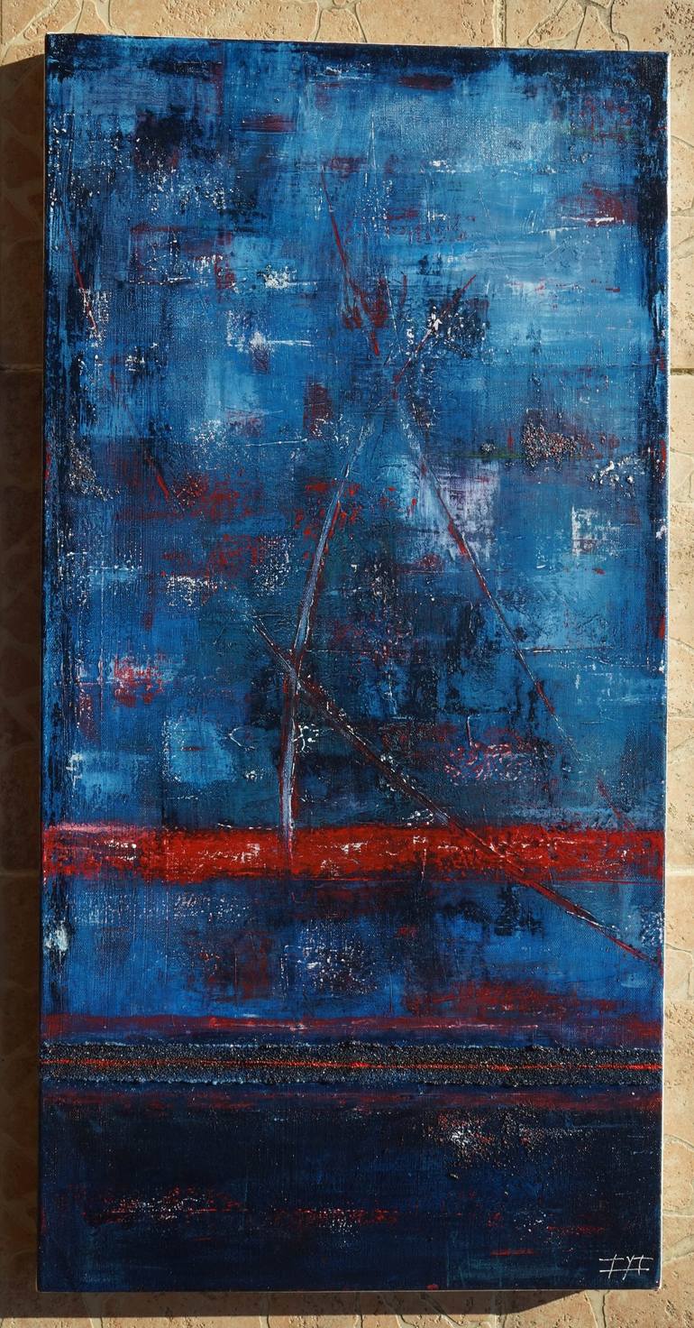 Original Abstract Painting by Olivier Sanguy