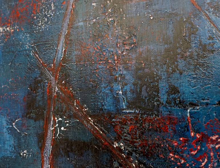 Original Abstract Painting by Olivier Sanguy