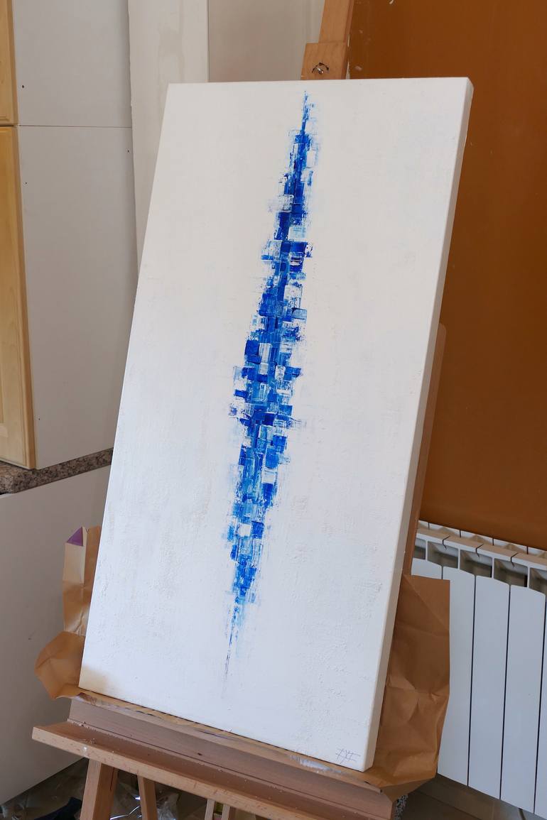 Original Conceptual Abstract Painting by Olivier Sanguy