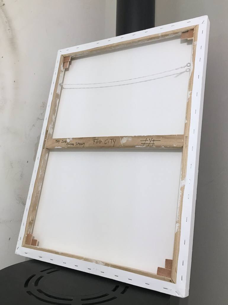 Original Abstract Expressionism Abstract Painting by Olivier Sanguy