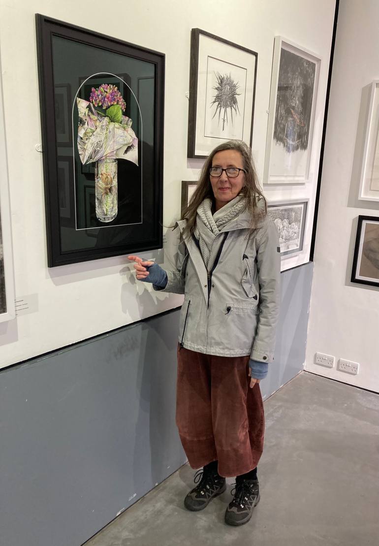 Original Realism Botanic Painting by Angela Malone