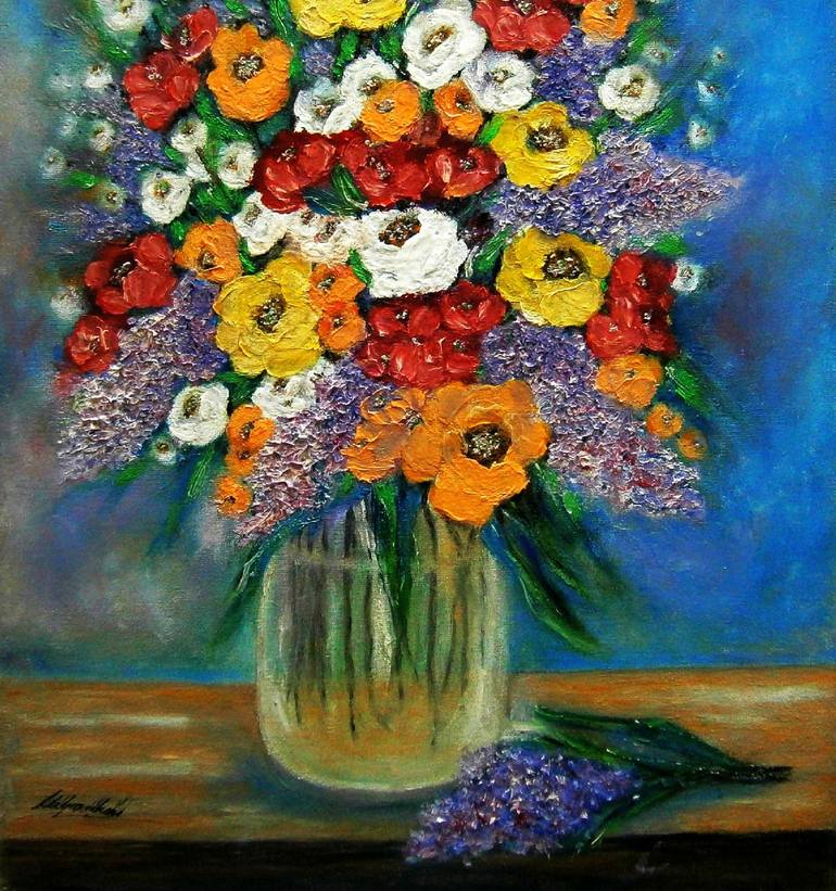 Original Still Life Painting by Emilia Urbaníková