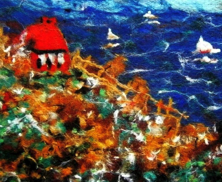 Original Impressionism Landscape Painting by Emilia Urbaníková