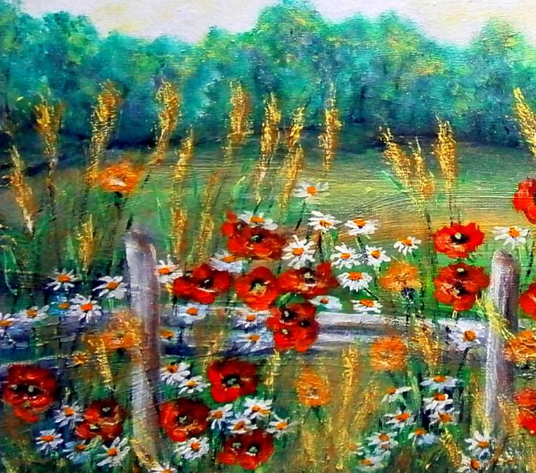 Original Impressionism Language Painting by Emilia Urbaníková