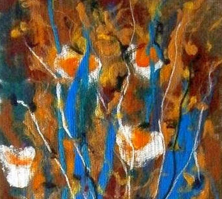 Original Abstract Mixed Media by Emilia Urbaníková