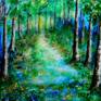 Painting: Acrylic and mixed media on Canvas

Original acrylic painting - Fine Art - From Emília Urbaníková

Tittle: The blue-green forest ..

Materials used:
acrylic