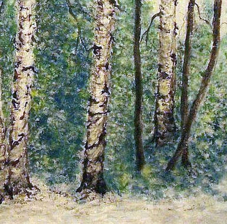 Original Impressionism Landscape Painting by Emilia Urbaníková