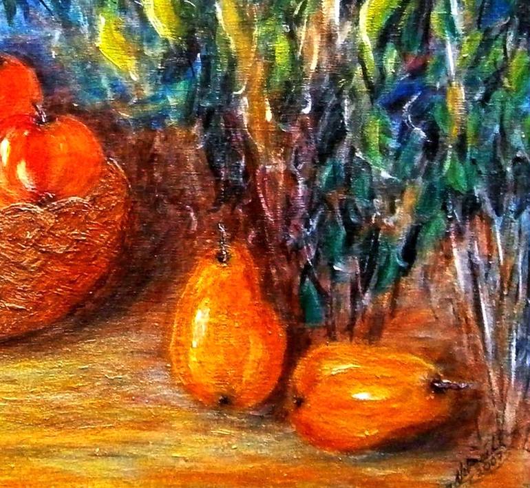 Original Impressionism Still Life Painting by Emilia Urbaníková