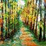Original acrylic painting - Fine Art - from Emília Urbaníková Slovakia
Tittle: The impression in colors of forest
Painter: Emília Urbaníková
The painting is 100% hand painted using quality acrylic painting on canvas.