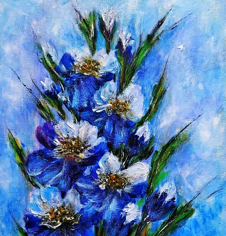 Original Impressionism Still Life Painting by Emilia Urbaníková