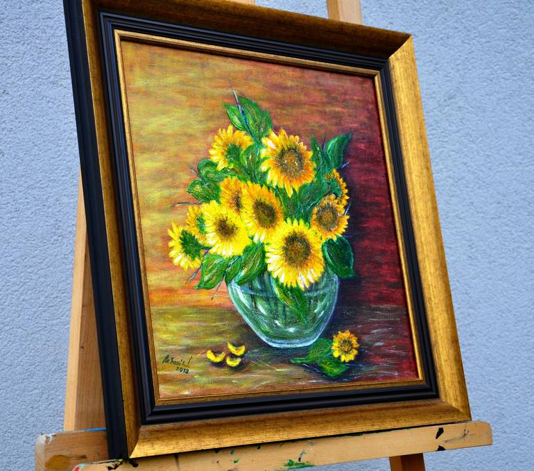 Original Impressionism Still Life Painting by Emilia Urbaníková