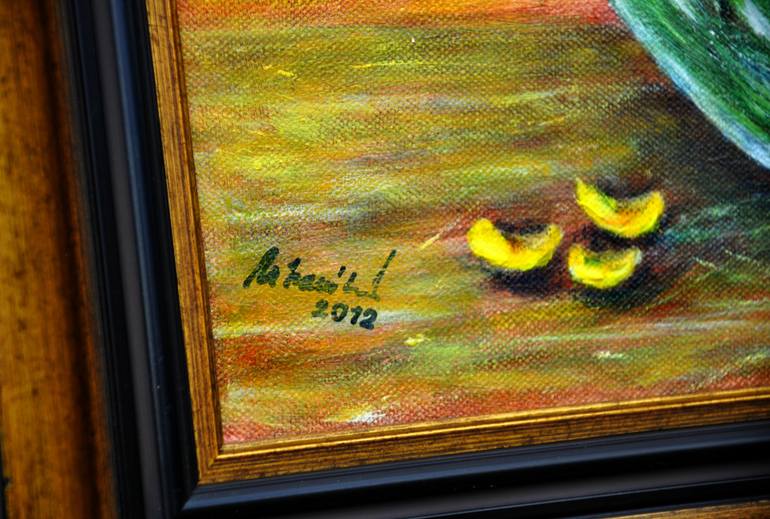 Original Impressionism Still Life Painting by Emilia Urbaníková