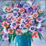 My love for nature, especially to its oasis of color, is reflected in my creation and the paintings. Wild meadow is the most important theme of my artwork for many years. When I was painting, I'm happy as if I were in nature. I know that every image of my flowers, trees can find someone who loves me like I am.