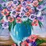 My love for nature, especially to its oasis of color, is reflected in my creation and the paintings. Wild meadow is the most important theme of my artwork for many years. When I was painting, I'm happy as if I were in nature. I know that every image of my flowers, trees can find someone who loves me like I am.