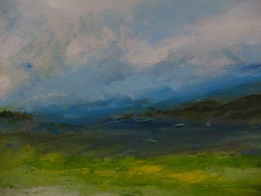 Original Expressionism Landscape Painting by Oded Berghaus