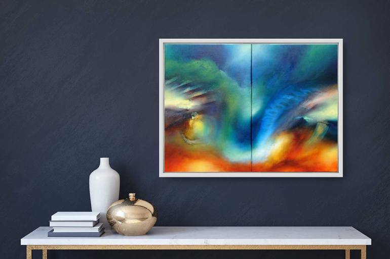 Original Abstract Painting by Eelke van Hoof