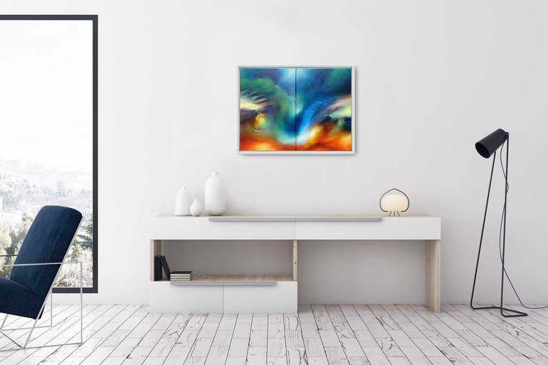 Original Abstract Painting by Eelke van Hoof