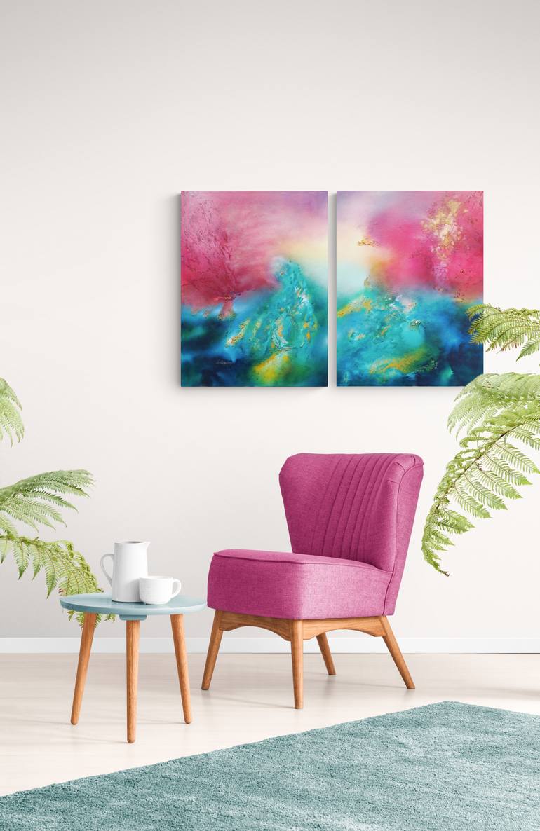 Original Abstract Painting by Eelke Van Hoof