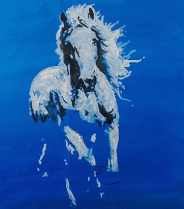 Original Realism Horse Painting by Scott Benites