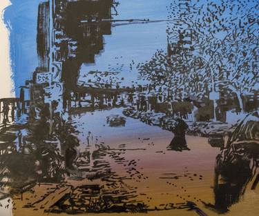 Original Realism Cities Painting by Scott Benites