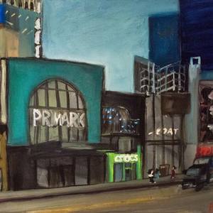 34th Street, Manhattan – Original Cityscape Painting