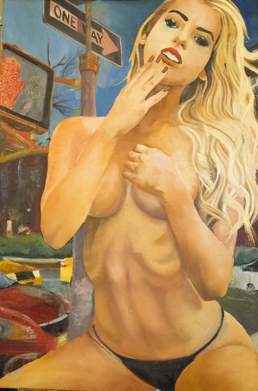 Original Realism Erotic Paintings by Scott Benites