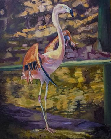 "Elegance in Pink: A Flamboyance of Flamingos" thumb