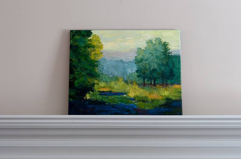 Original Fine Art Landscape Painting by Lewka Z Cims