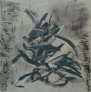 Original Abstract Painting by Rudolf Leo Dietzmann