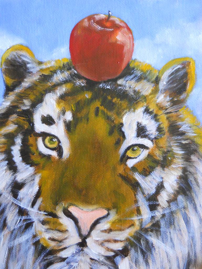 Original Figurative Animal Painting by Katsuyo Moon