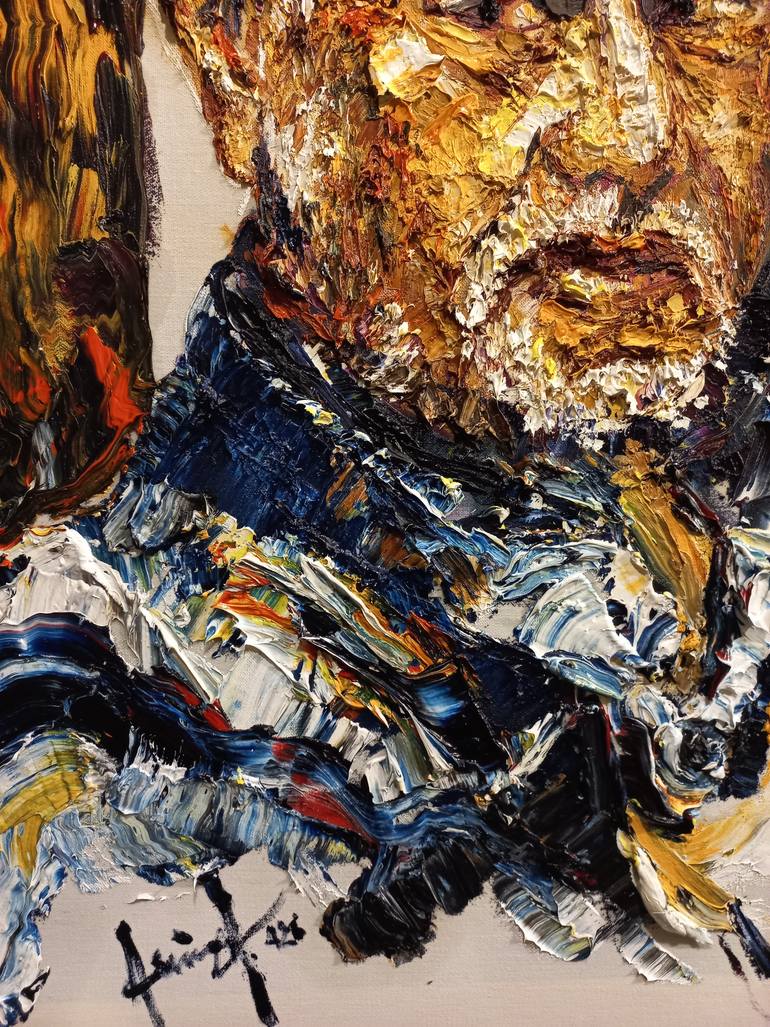 Original Abstract Painting by Asim Amjad