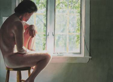 Original Realism Nude Paintings by Denny Bond