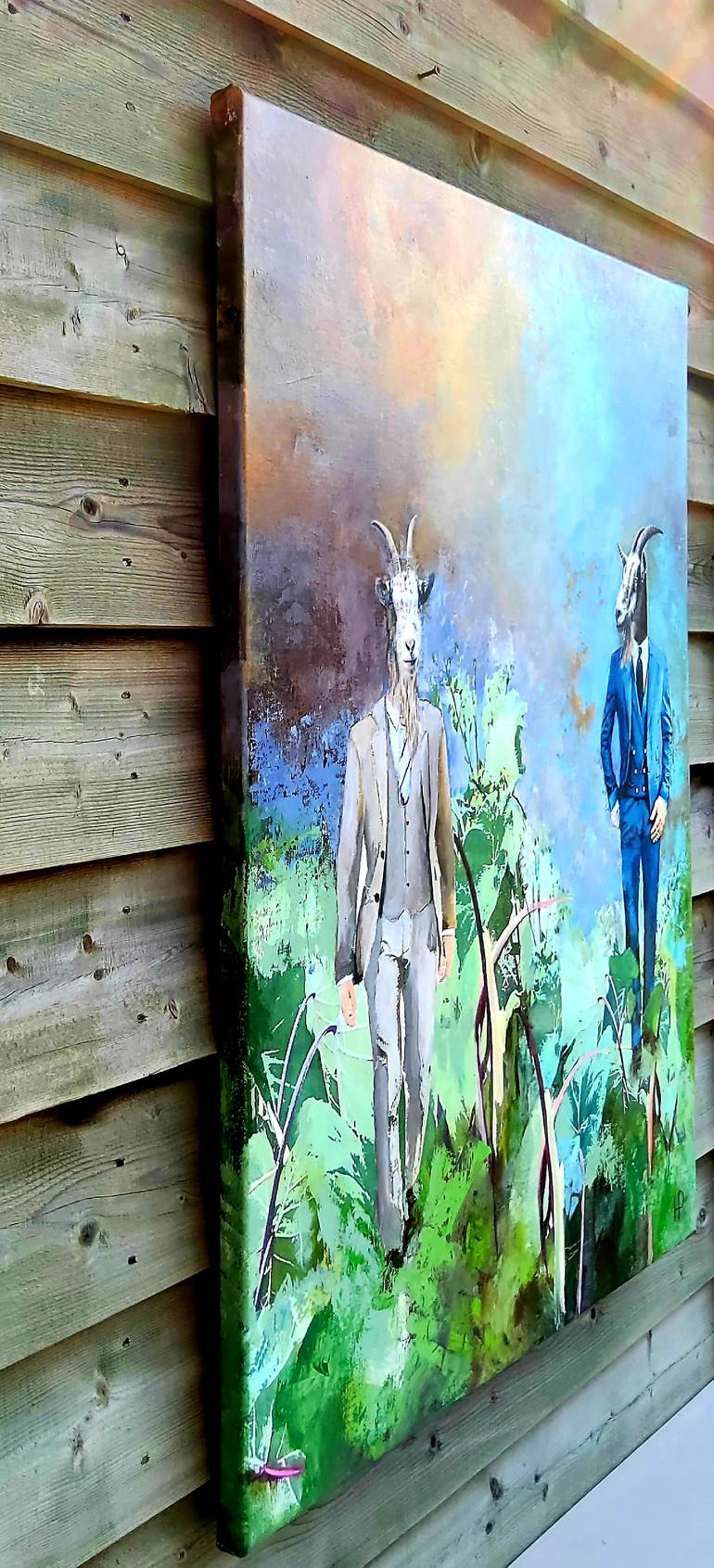 Original Figurative Animal Painting by Hanneke Pereboom