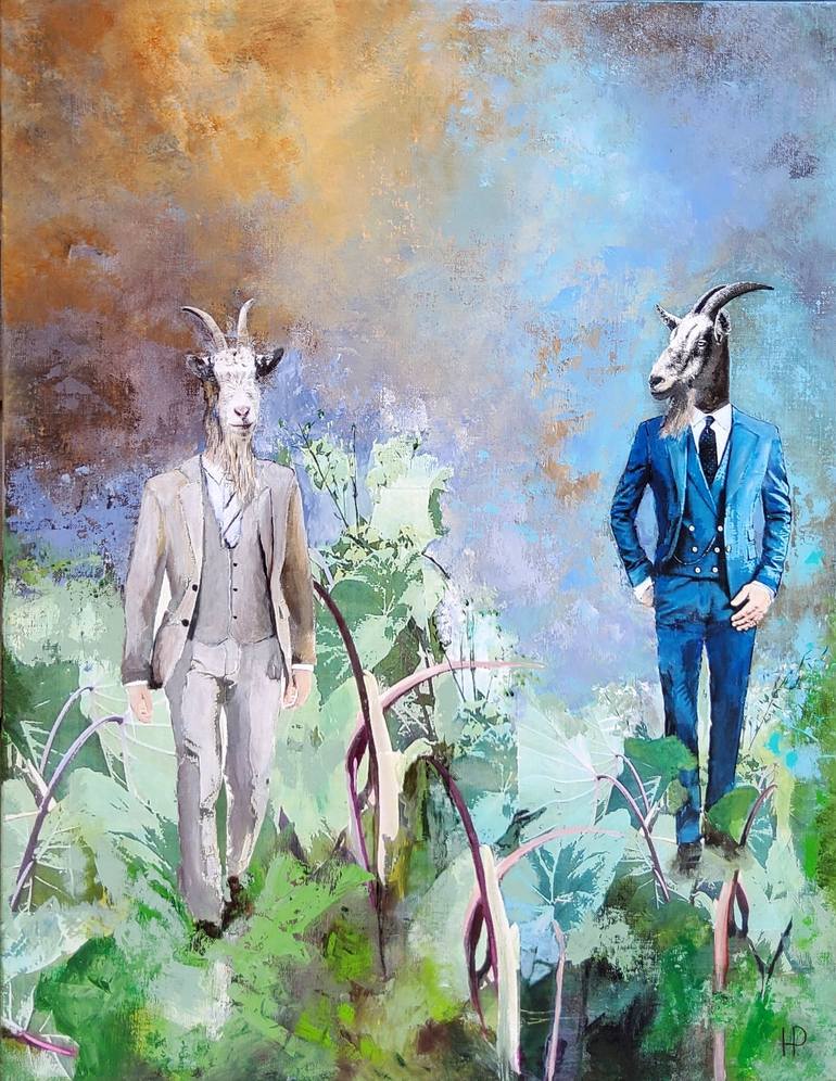 Original Figurative Animal Painting by Hanneke Pereboom