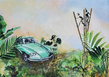 Original Car Paintings by Hanneke Pereboom