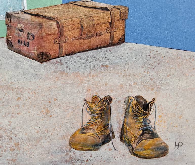 Original Modernism Home Painting by Hanneke Pereboom