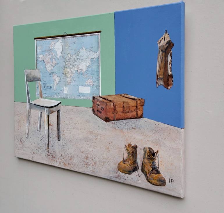 Original Modernism Home Painting by Hanneke Pereboom