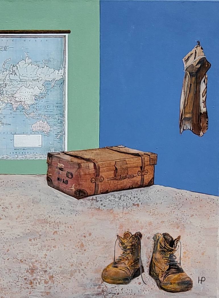 Original Modernism Home Painting by Hanneke Pereboom