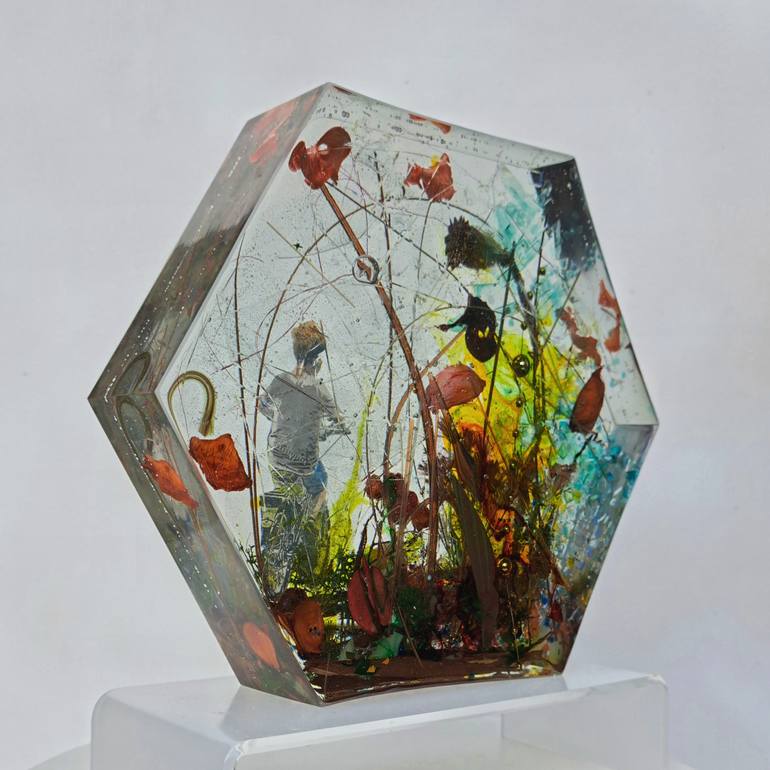 Original Figurative Botanic Sculpture by Hanneke Pereboom