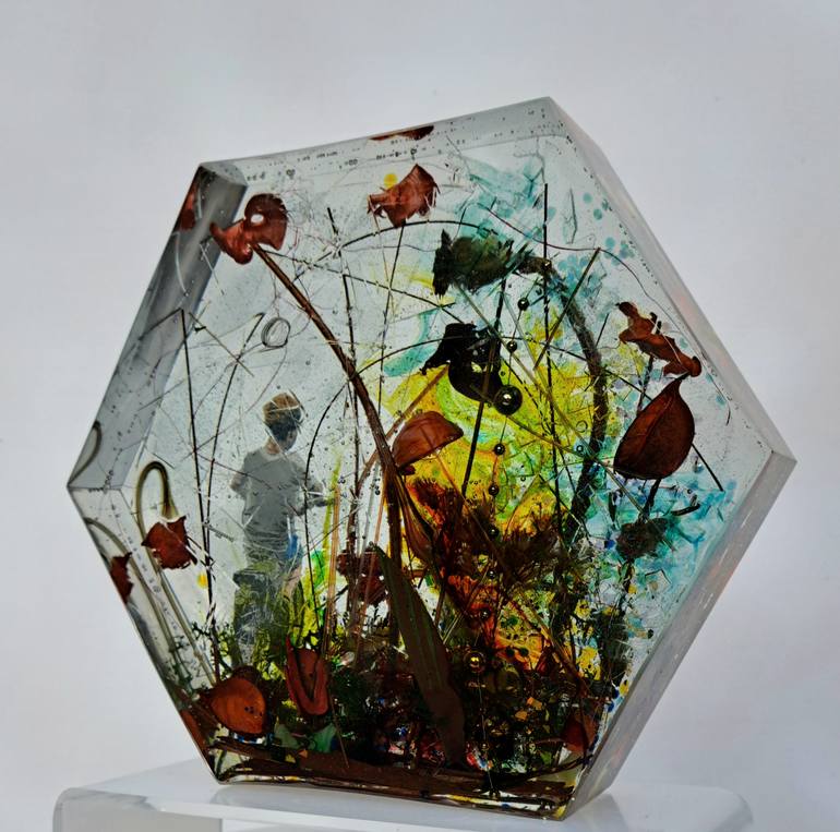 Original Figurative Botanic Sculpture by Hanneke Pereboom