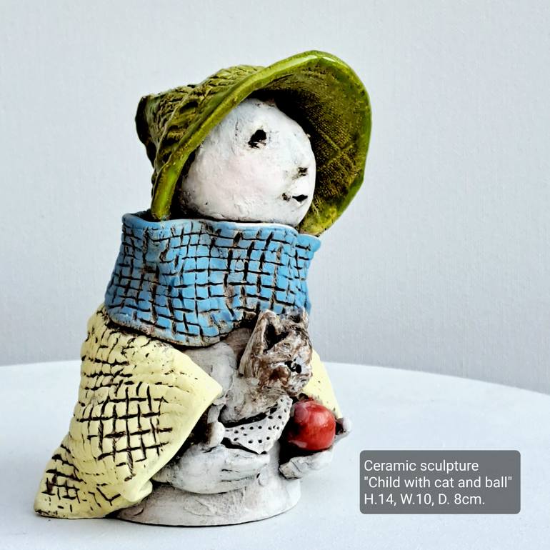 Original Contemporary Children Sculpture by Hanneke Pereboom