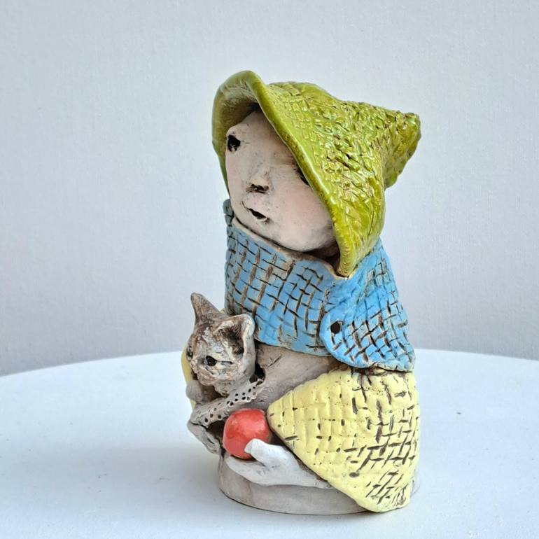 Original Contemporary Children Sculpture by Hanneke Pereboom